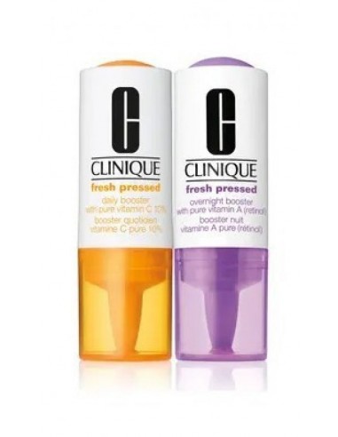 Clinique Fresh Pressed Clinical Daily + Overnight Boosters With Pure Vitamins C la colonne vertébrale